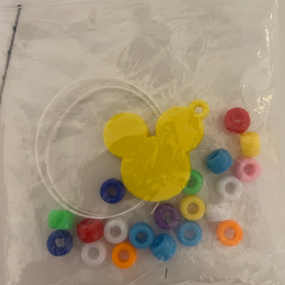 Diy Mickey bracelet comes with a free small freebie